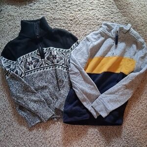 2 Boy's Quarter Zips